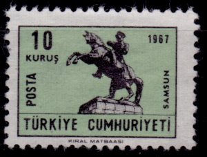 Turkey, 1967, Greeting Cards Stamp, 10k, used