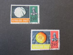 Haiti 1967 Sc C278-9 set MNH(CTO)