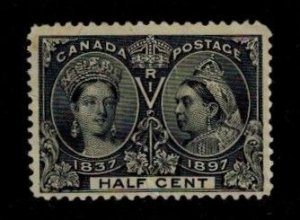 Canada 50 used  light  thin