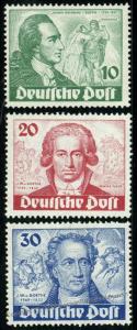 Germany Berlin Goethe Mi61-63 MNH Set Postfrisch 32188