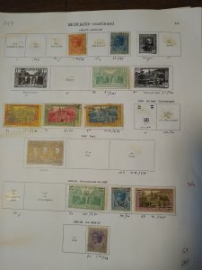 collection on pages Monaco 1885-1935 CV $650