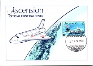 Ascension, Worldwide First Day Cover, Space