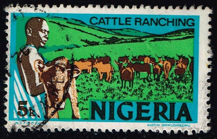 Nigeria #294 Cattle Ranching; Used (0.90)