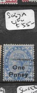 MALTA  (P2708B) QV 1D/ 2 1/2D SPNNEY SG 37A  VFU