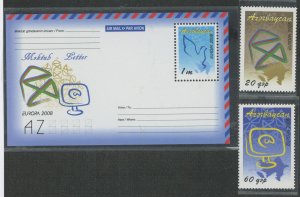 Azerbaijan #873-875 Mint (NH) Single (Complete Set) (Europa)