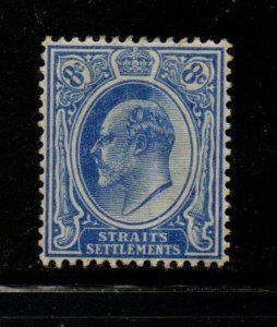 Straits Settlements Sc 134 1906 8 c ultra Edward VII stamp mint