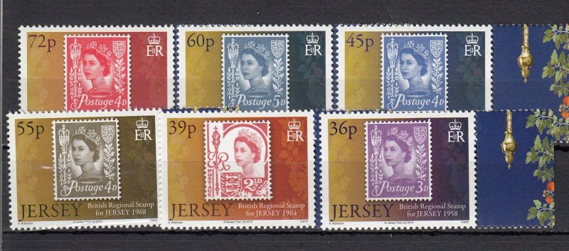 Jersey 2010,  Regional Stamps, set of 6, NHM