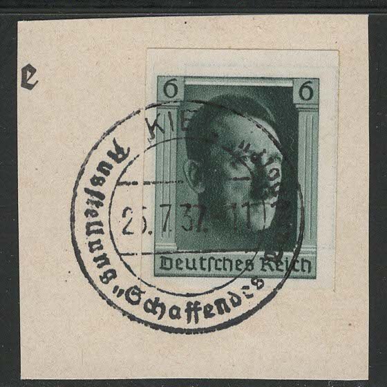 Germany Reich Scott # B103a, used, opp, special cancellation