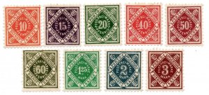 Germany States Wurttemberg Official Municipal Stamps 1921 MNH MHR SGM261