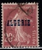 Algeria - #12 Sower Overprinted  - Used