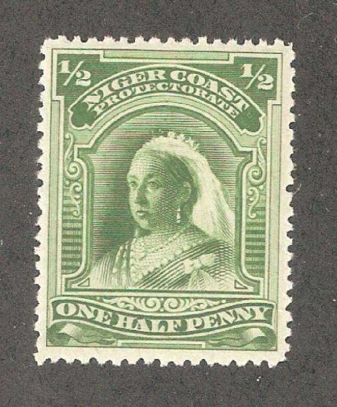 Niger Coast 1894,Queen Victoria, 1/2p, Scott # 43,VF Mint Hinged* (N-2)  