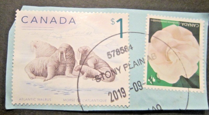 Canada #1689 &3170 CDS Cancel Stony Plain AB  {ebhs22}