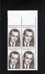 2812 Edward R. Murrow, MNH UR-PB/4 (#1)