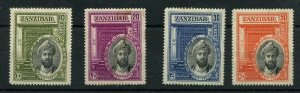 ZANZIBAR #214 - 217 * MH, Cat $50+ mint stamps