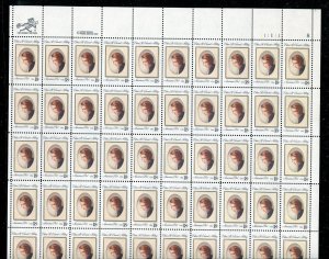 1926 Edna St. Vincent Millay Sheet of 50 18¢ Stamps MNH 1981