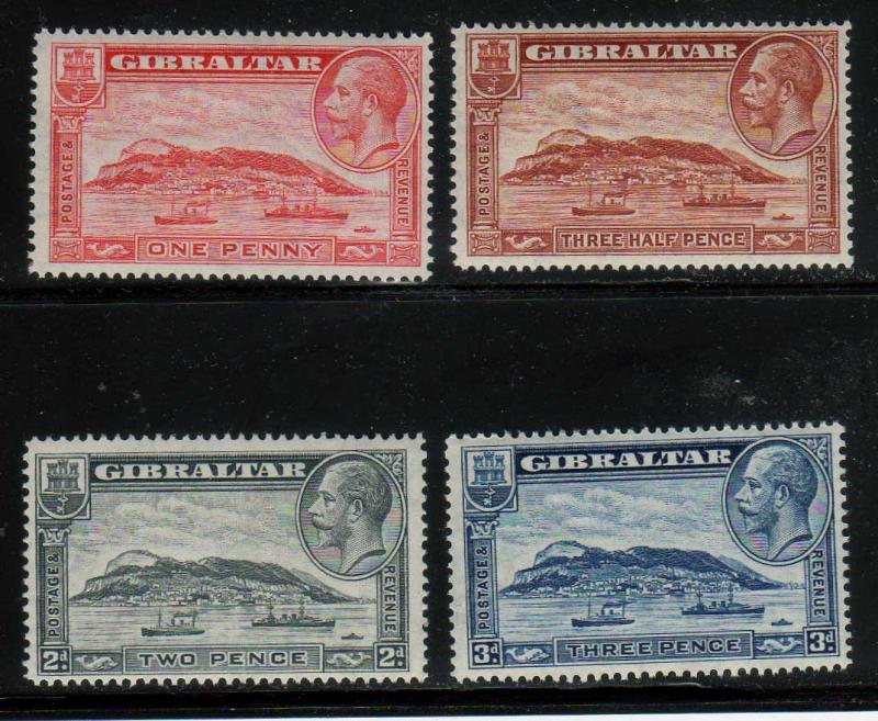 Gibraltar Scott 96-99 Rock of Gibraltar Ships! MNH!