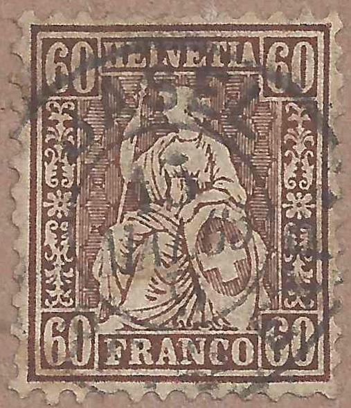 Switzerland #48 Used F-VF; SCV $180.00