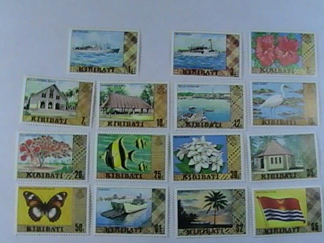 KIRIBATI # 327a-340c-MINT/NEVER HINGED-COMPLETE SET---QEII-1980-81