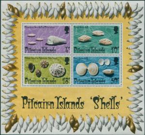 Pitcairn Islands 1974 SG151 Shells MS MNH