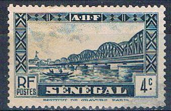 Senegal 145 MLH Faidherbe Bridge 1935 (S0779)+