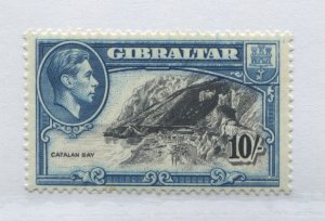 Gibraltar KGVI 1943 10/ mint o.g hinged