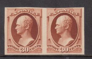 USA #217P5 Very Fine Mint Imperf Plate Proof Pair **With Certificate** 