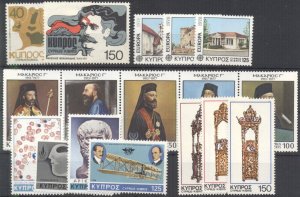 Cyprus 1978 Full year SET MNH VF