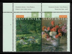 Slovenia  Scott 250-251 MNH** Europa Art pair