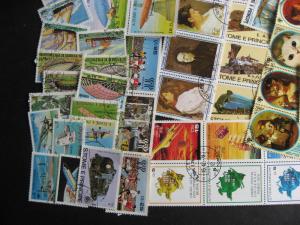 ST THOMAS & PRINCE,SAO TOME & PRINCIPE 89 different U stamps all in topical sets 