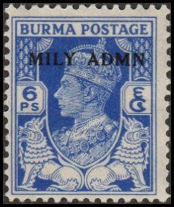 Burma 37 - Mint-H - 6p George VI (1945)