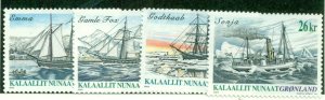 GREENLAND #434-7, Mint Never Hinged, Scott $18.50