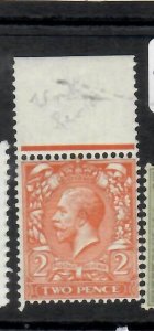 GREAT BRITAIN KGV 2D     SG 368WJ    MNH   PPO611H