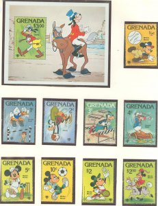 Grenada #950-9 Mint (NH) Single (Complete Set)