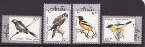 Aruba-Sc#162-5- id5-unused NH set-Native Birds-1998-