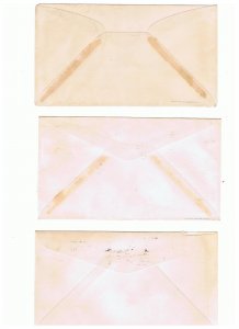 6 Minkus WWII patriotic covers postally used