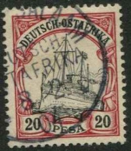 German East Africa SC# 16 Kaiser's Yacht 20pesa CDS