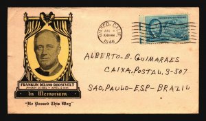 US SC# 933 on FDR Cacheted Cover - Z18548