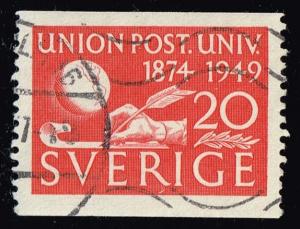 Sweden #412 75th Anniv. of the UPU; Used (0.25)