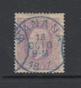 Belgian Congo, Scott 5, used, blue Banana cancel