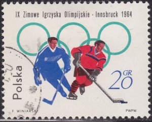 Poland 1198 Olympic Ice Hockey 1964