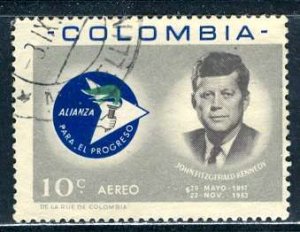 Colombia; 1963: Sc. # C455: Used Cpl. Set