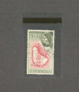 Barbados #246. Used XF