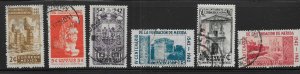 Mexico 768-70, C117-19 400th Merida set Used