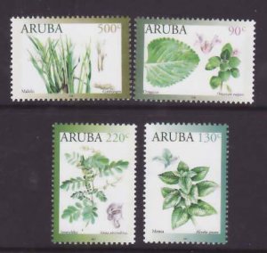 Aruba-Sc#632-5- id5-unused NH set-Medicinal Plants-2019-