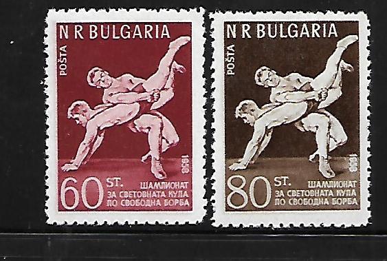 BULGARIA,1013-1014, MNH, WRESTLING