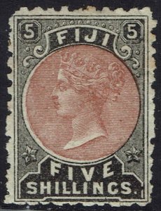 FIJI 1882 QV 5/-