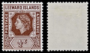 4518: Leeward Islands SG126 Definitive Set of 15. 1954. Sc#133 Mi117 LMM Mint...