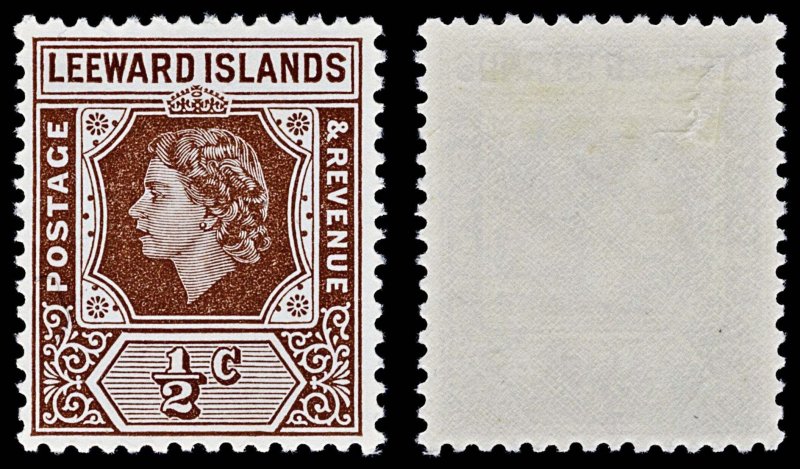 4518: Leeward Islands SG126 Definitive Set of 15. 1954. Sc#133 Mi117 LMM Mint...