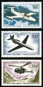 France Stamps # C34-6 MLH XF Scott Value $87.00