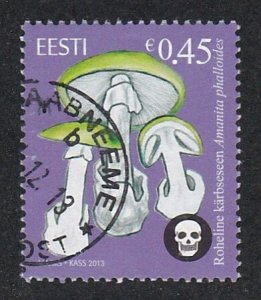 Estonia # 738, Poisonous Mushrooms, Used, 1/2 Cat.